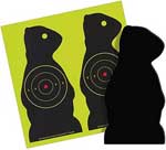 Beeman Sharpshooter Corrugated Plastic Prairie Chuck Targets, 7.5", 3" Bullseye, 6ct