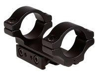 BKL 1-Pc Mount, 1" Rings, 3/8" or 11mm Dovetail, 3" Long, Matte Black