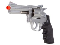 TSD Sports Spring Revolver - 4" Barrel, Silver/Black