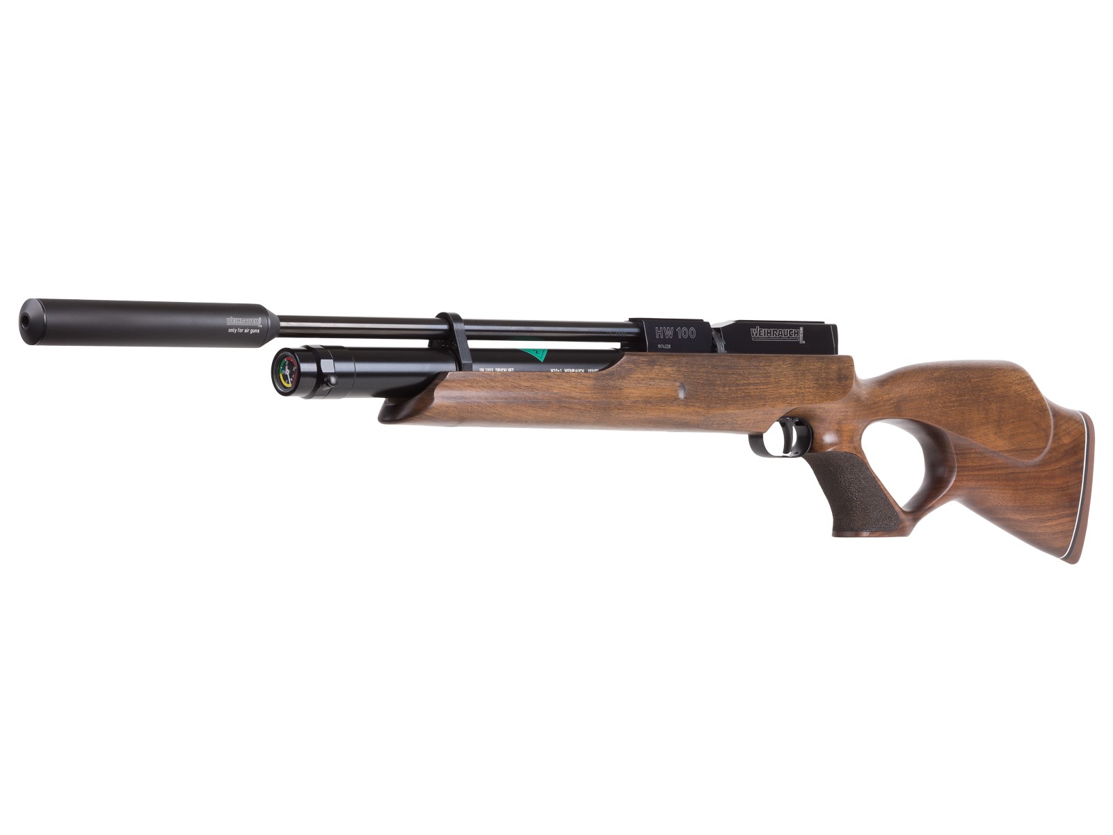 HW 100 TK PCP Air Rifle, Walnut Thumbhole