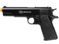 Colt M1911A1 Spring Airsoft Pistol, Black