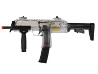 H&K MP7 AEG Airsoft Submachine Gun, Clear