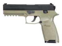 SIG Sauer P250 CO2 Pistol, Metal Slide, OD Green