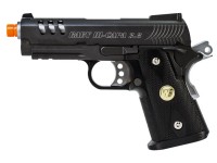 WE Baby Hi-Capa 3.8 GBB Airsoft Pistol, Black