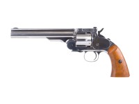 Schofield No. 3 Nickel CO2 BB Revolver, Full Metal