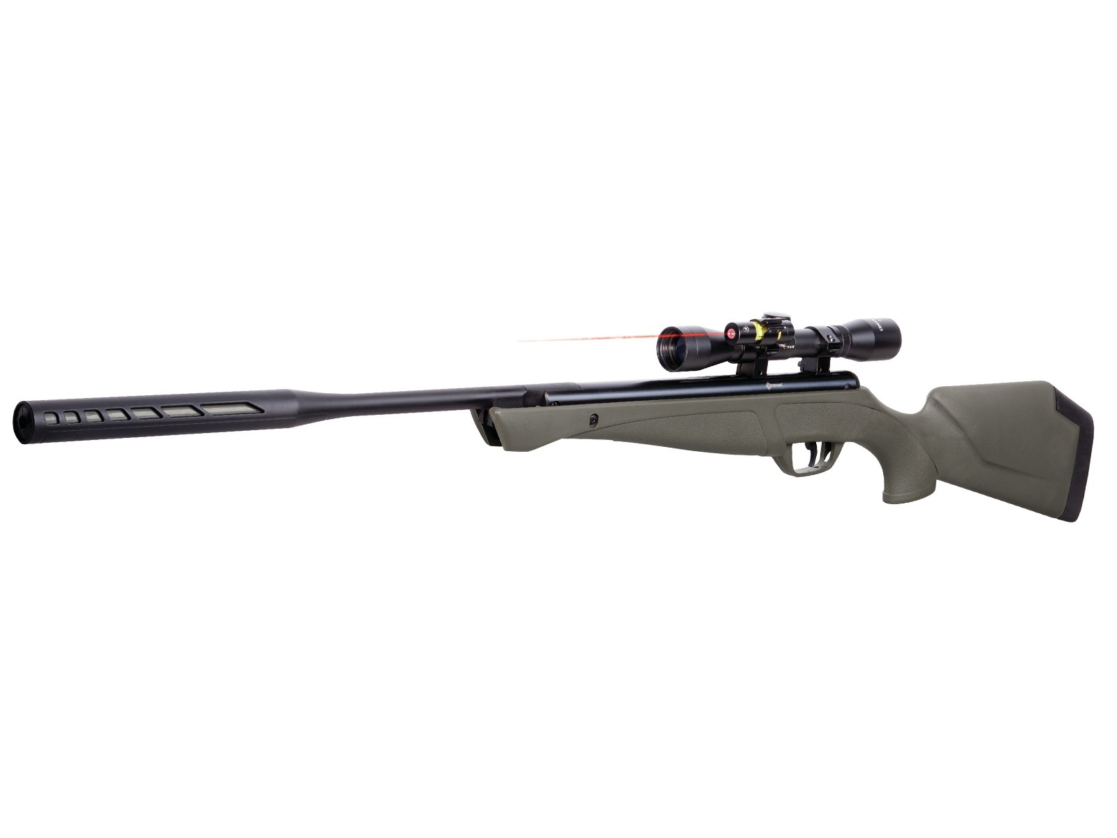 Crosman Verminator NP Air Rifle, 4x32mm Scope with Laser