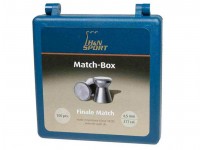 H&N Finale Match Pellet Box, Holds 100 .177-Cal Wadcutter Pellets