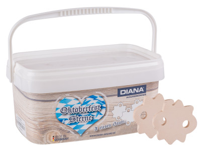 Diana Oktoberfest Clay Stars, 125ct