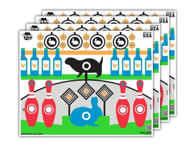 Allen Company EZ Aim Fun Shooting Gallery Target, 24"x19", 4-pack