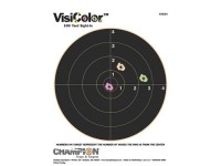 Champion VisiColor High-Visibility Paper Targets, 8" Bull, 10pk