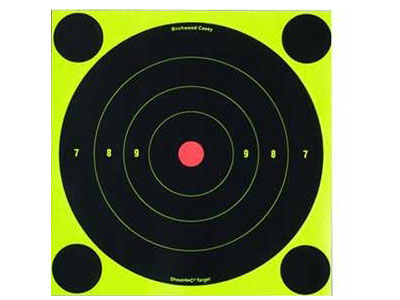 Birchwood Casey Shoot-N-C Targets, 8" Bullseye, 50 Targets   200 Pasters