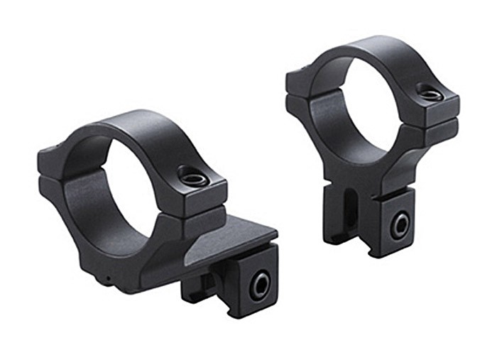 BKL 1" Rings, 3/8" or 11mm Dovetail, Offset, Matte Black