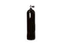 Air Venturi Scuba Tank, 80 cu ft, Aluminum, Deluxe Valve, 3,000 psi, Black