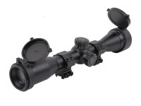 Leapers UTG 4x32 AO True Hunter Rifle Scope, Mil-Dot Reticle, 1/4 MOA, 1" Tube, 11mm Dovetail Rings