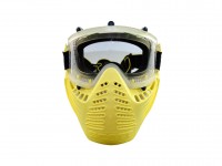 Scott Vectra Airsoft / Paintball Referee Yellow Goggle  Anti-Fog Mask