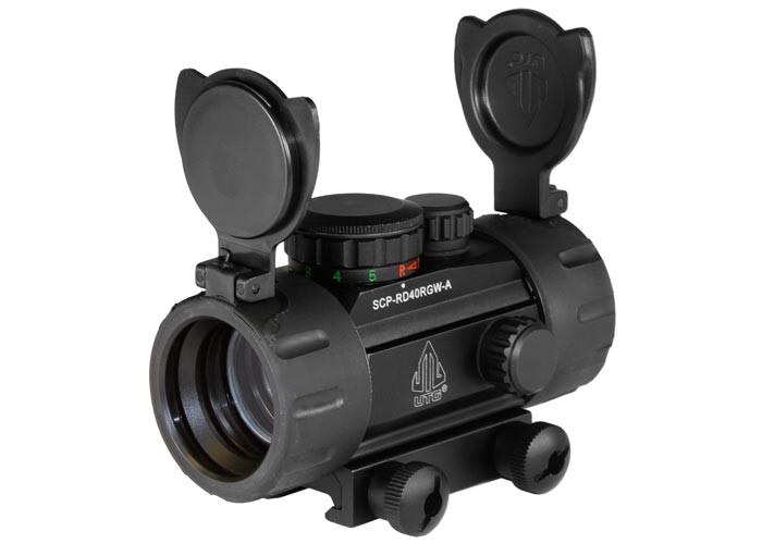 UTG 30mm Red/Green Dot Sight, Integral Picatinny Mounting Deck