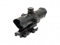 UTG 1x39 6" ITA Red/Green CQB Target Dot Sight, 1/2 MOA, Offset Quick-Detach Mount