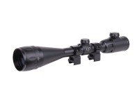 CenterPoint 6-20x50 AO Rifle Scope, Illuminated TAG-Style Reticle, 1" Tube, Picatinny Rings