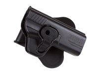 Swiss Arms MP9 Paddle Polymer Holster for S&W M&P 9MM Air & Airsoft Pistols, Black