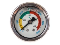 Air Venturi Air Pressure Gauge, 0-6,000 psi  1/8" BSPP