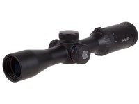 Hawke Sport Optics Panorama 2-7x32 Rifle Scope, 10 x 1/2 Mil Dot Reticle, 1/4 MOA, 1" Tube