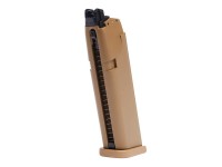 Glock G19X Airsoft GBB 20rd Pistols Magazine, Tan