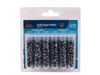 H&N Field Target Sampler Pack, .177 Cal, Baracuda Match & Field Target Trophy Pellets, Domed (6 Head Sizes), 240ct