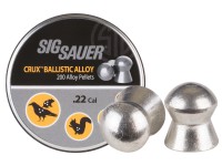 Sig Sauer Crux Ballistic Alloy Pellets, .22 Cal, 10.03 Grains, Domed, 200ct