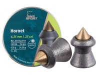 H&N Hornet Pellets, .25 Cal, 24.38 Grains, Pointed, 150ct, Blister Pack