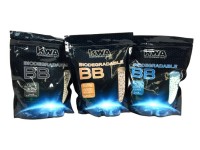 KWA Biodegradable Airsoft BBs, 0.20, 0.25, 0.28g, White, 13,000 Rds