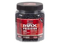 Crosman Max Precision 6mm Plastic Airsoft BBs, 0.25g, 5,000rds, Black