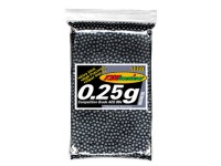 TSD Tactical Precision 6mm plastic Airsoft BBs, 0.25g, 3,000 rds, black