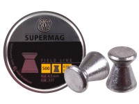 RWS Supermag .177 Cal, 9.3 Grains, Wadcutter, 500ct