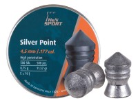 H&N Silver Point .177 Cal, 11.57 Grains, Pointed, 500ct