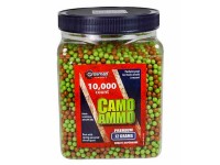 Crosman 6mm Plastic Airsoft BBs, 0.12g, 10,000 Rds, Camo