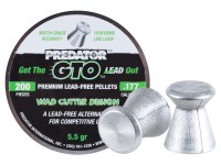 Predator GTO .177 Cal, 5.5 Grains, Wadcutter, Lead-Free, 200ct