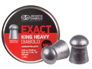 JSB Match Diabolo Exact King MKII Heavy .25 Cal